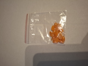 Orange-Tropfen-
